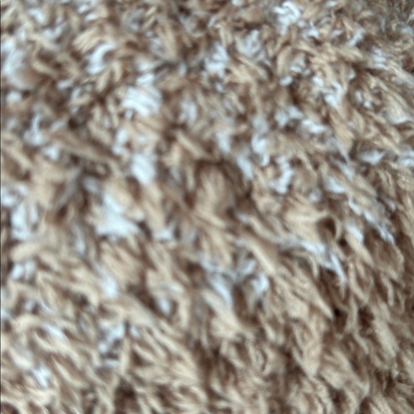 Barefoot Dreams Tan and Cream Blanket - Picture 3 of 4